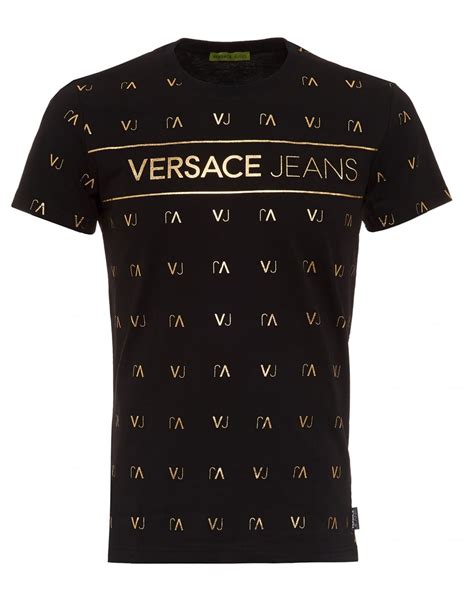 versace t shirt official store herren|versace denim shirt.